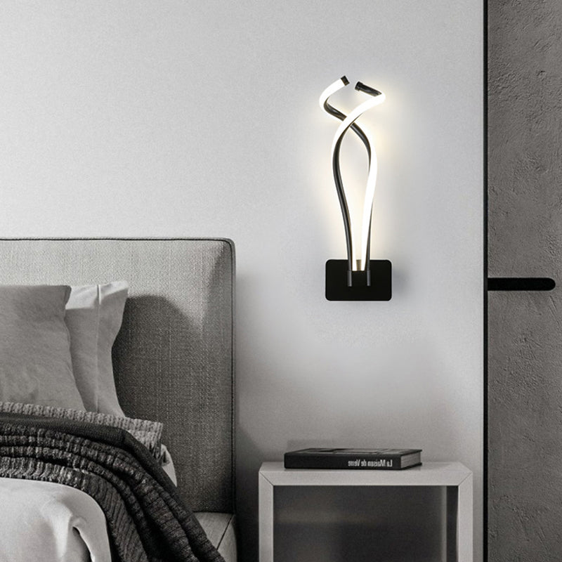 Nachtwandlicht moderner Minimalismus führte zwei Lichtmontage -Beleuchtung