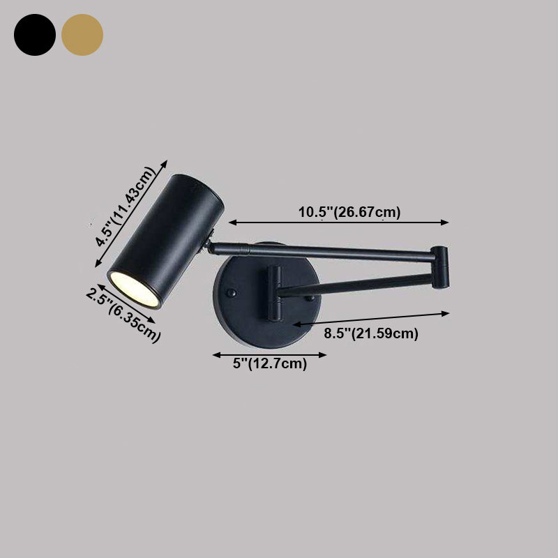 Éclairage mural ombré en métal