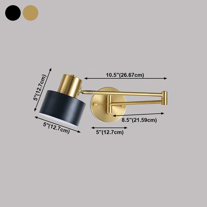 Éclairage mural ombré en métal