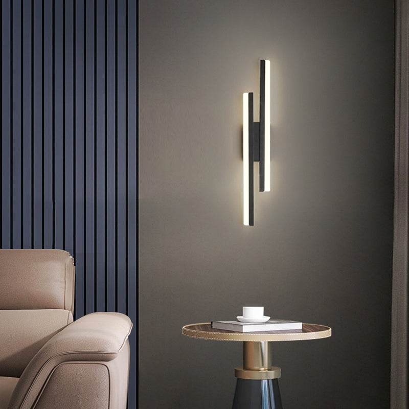 Zeitgenössische Einfachheit Wandlampe Lineare Wandleuchten für Schlafzimmer