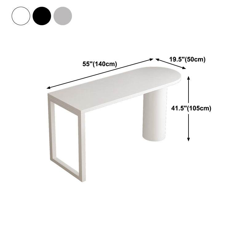 Table du comptoir supérieur en pin de style industriel Tableau de 42 pouces pour le salon