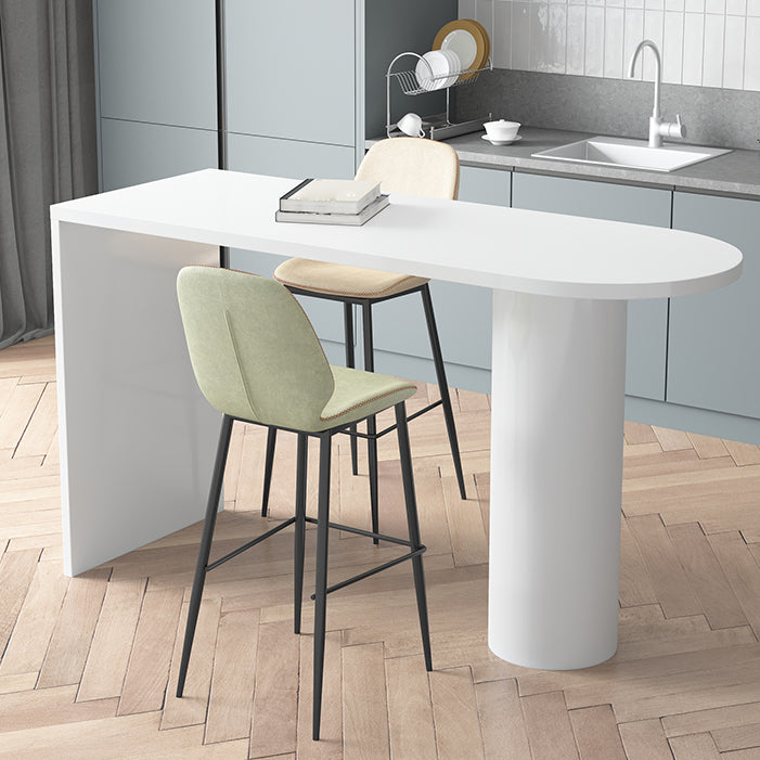 Industriel 41,3 "H TABLE DE BAR TABLE BISTRO SPÉCIALITÉ TABLE AVEC DOUBLE PIEDELLEMENT