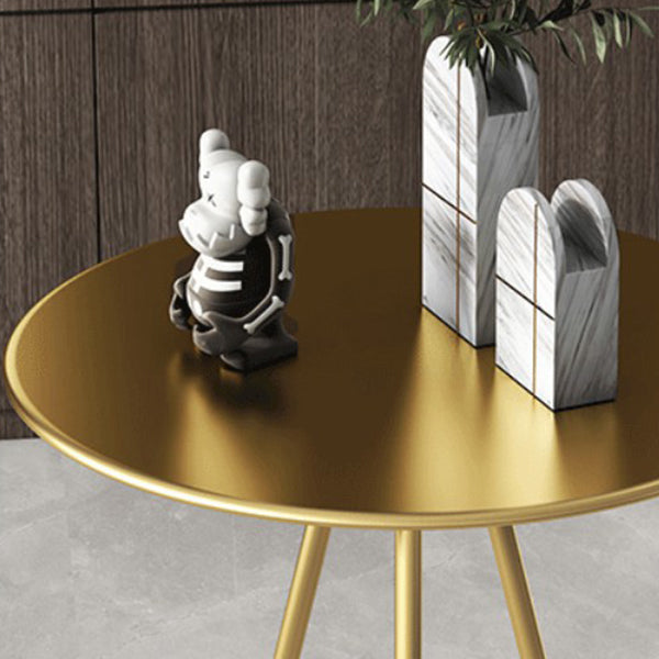 Mesa de comedor de barra de interior industrial Pedestal Bistro Table con reposapiés