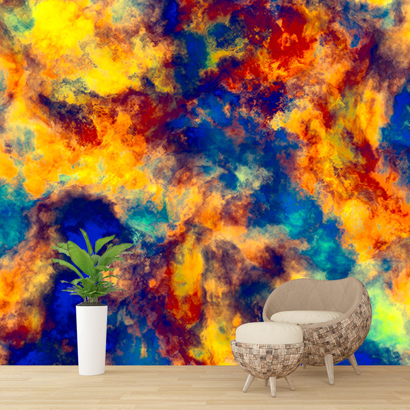 Eco-friendly Abstract Murals Contemporary Mildew Resistant Wall Murals for Room