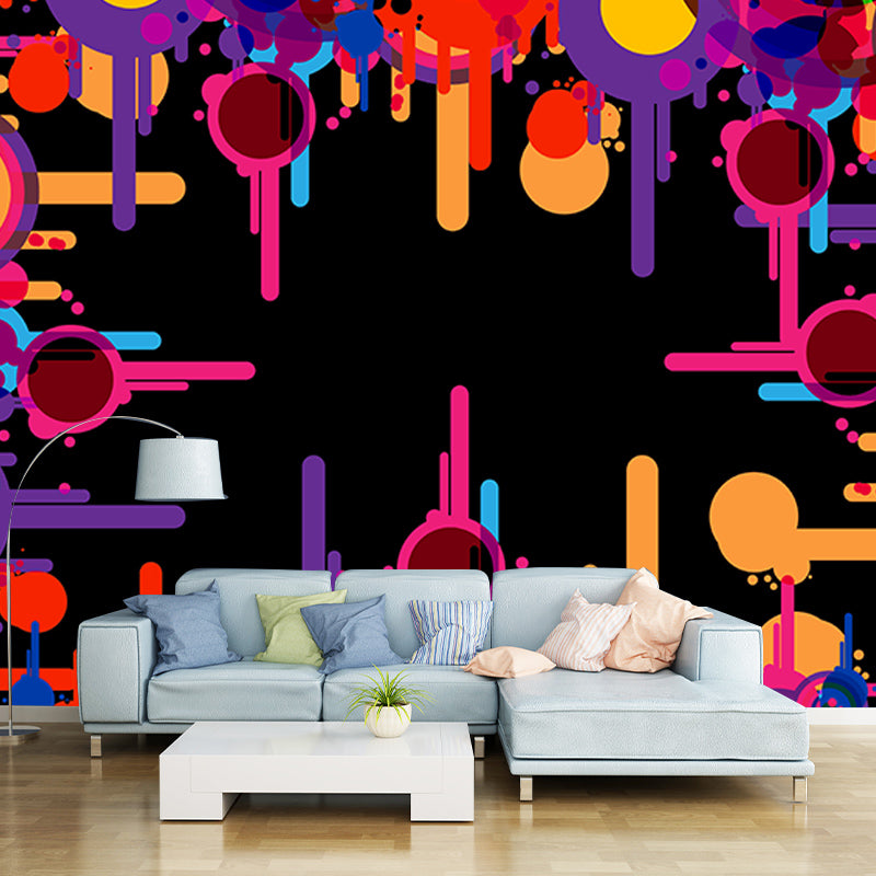 Contemporary Abstract Wall Murals Wallpaper Mildew Resistant Wall Murals for Room