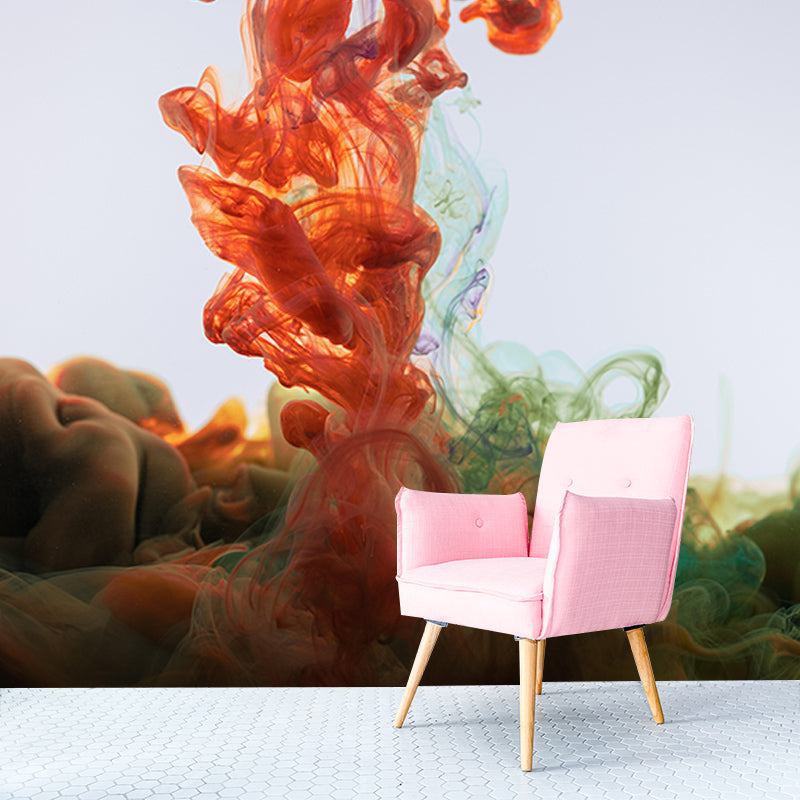 Contemporary Ink Fusion Murals Wallpaper Mildew Resistant Wall Murals for Home