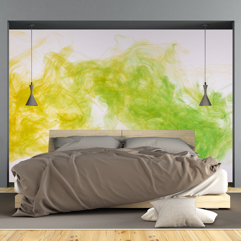 Ink Fusion Wall Murals Wallpaper Contemporary Mildew Resistant Wall Murals for Home