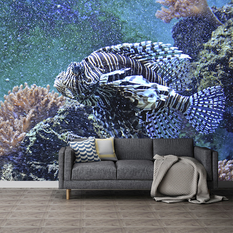 Mildew Resistant Wall Murals Seabed Photography Wall Murals for Bathroom