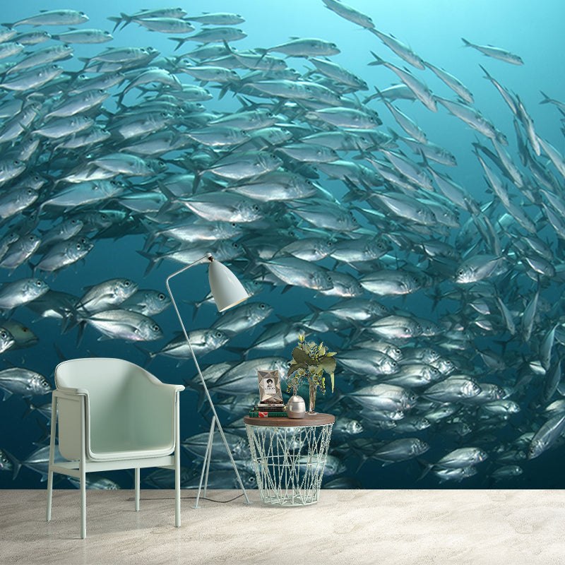 Customized Seabed Murals Photography Mildew Resistant Wall Murals for Home