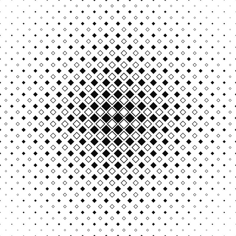 Light Color Geometry Wall Murals Illustration Mildew Resistant Wall Murals for Bedroom