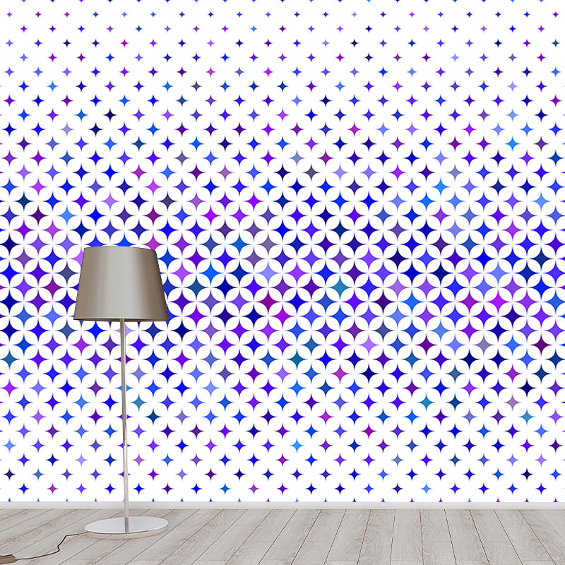 Geometry Illustration Wall Murals Mildew Resistant Wall Murals for Home