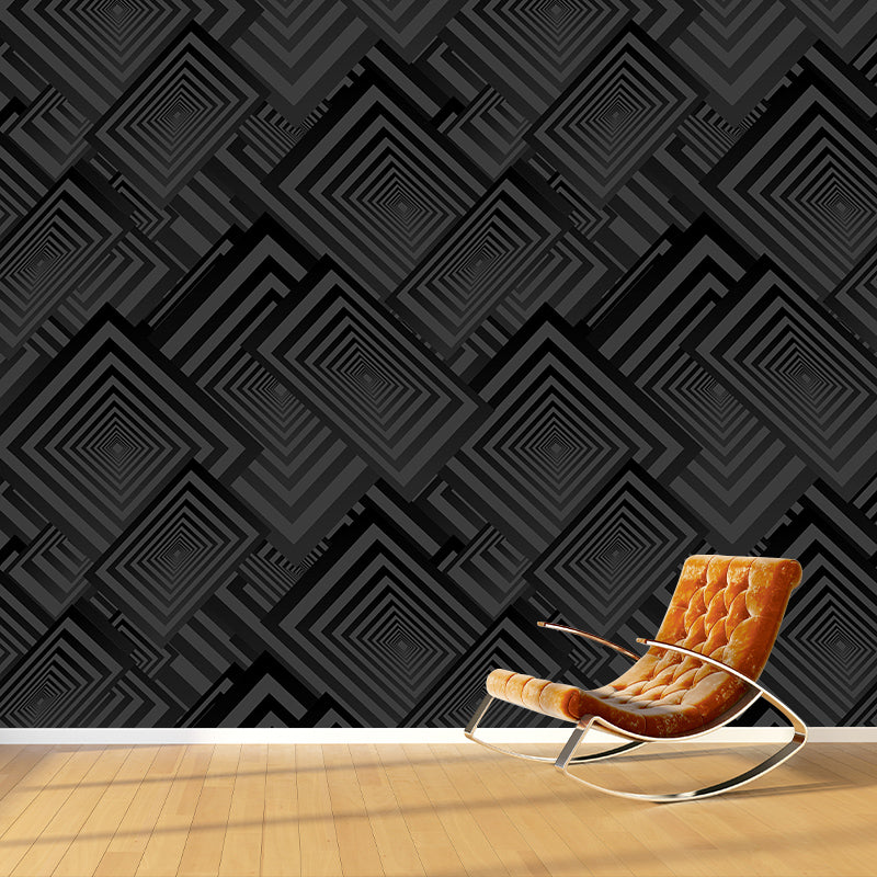 Eco-friendly Geometry Wall Mural Wallpaper Illustration Wall Mural for Room