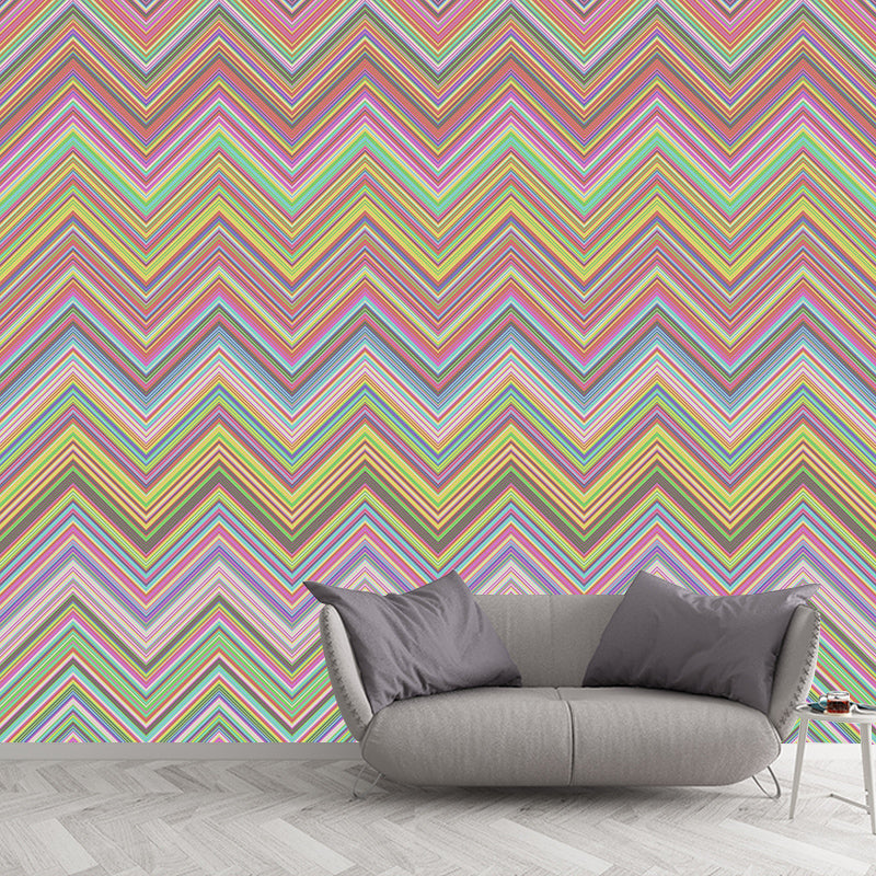 Eco-friendly Geometry Wall Mural Wallpaper Illustration Wall Mural for Room
