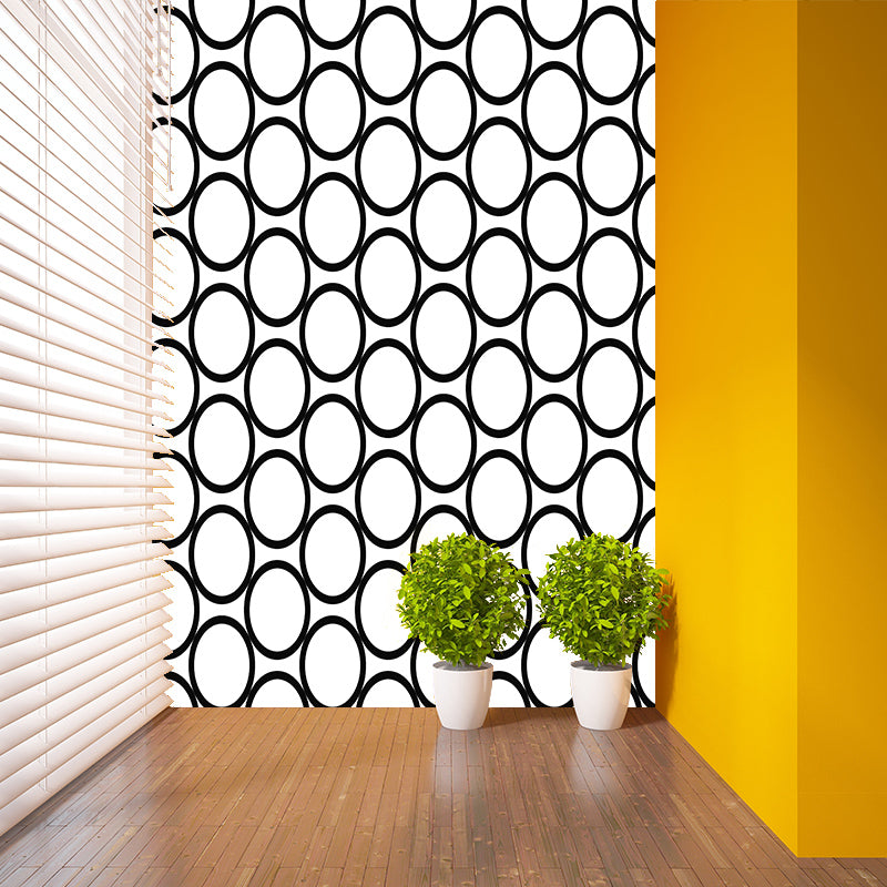 Mildew Resistant Geometry Wall Mural Wallpaper Illustration Wall Mural for Home