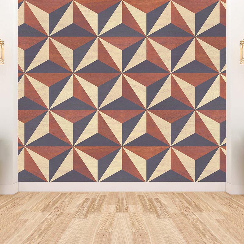 Illustration Geometry Wall Murals Wallpaper Mildew Resistant Wall Murals for Room