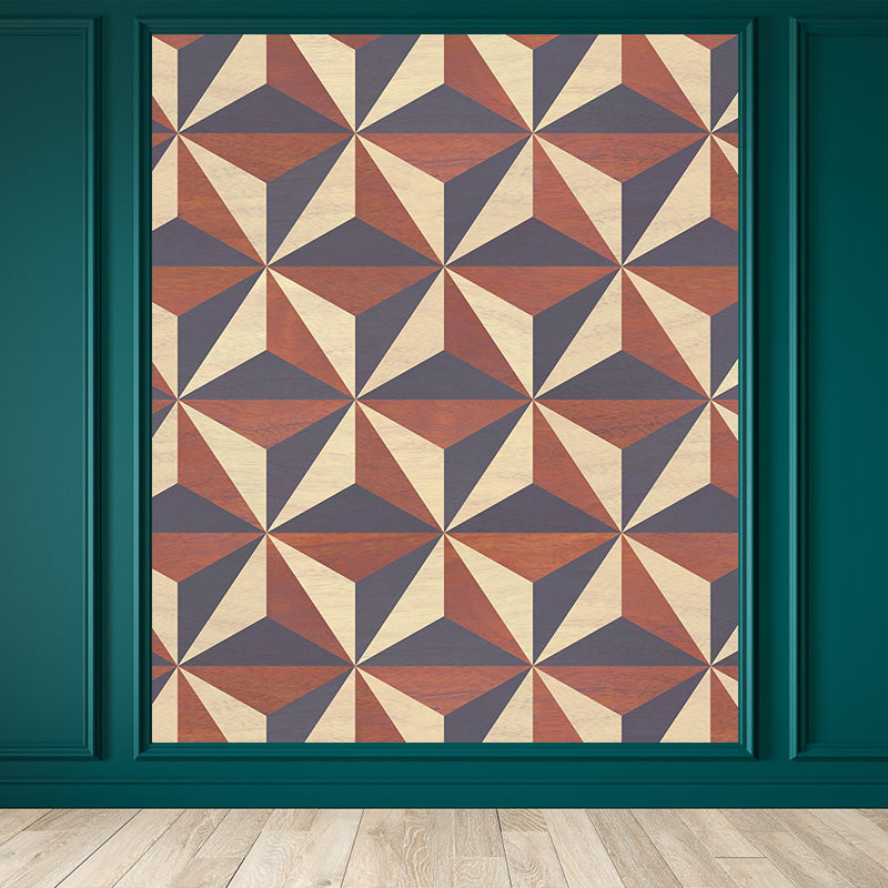Illustration Geometry Wall Murals Wallpaper Mildew Resistant Wall Murals for Room