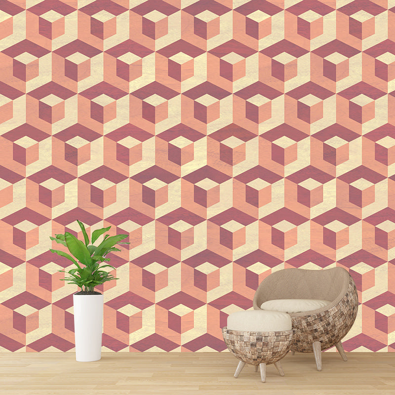 Geometry Wall Murals Wallpaper Illustration Mildew Resistant Wall Murals for Home