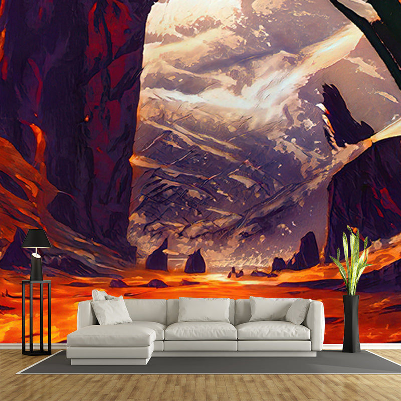 Mildew Resistant Painting Murals Wallpaper Illustration Wall Murals for Living Room