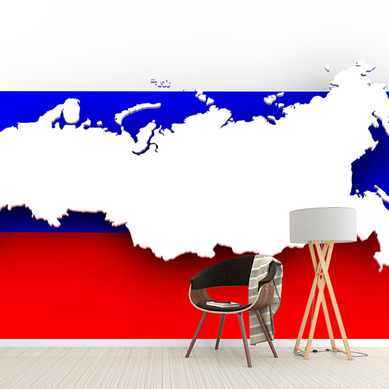 Map Wall Murals Wallpaper Contemporary Mildew Resistant Wall Murals for Home