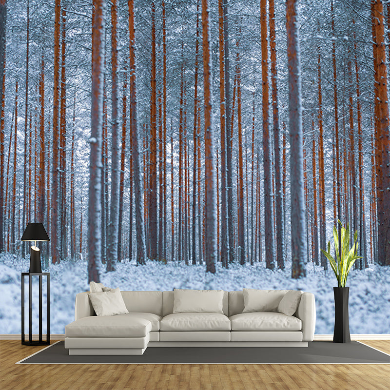 Dining Room Wall Mural Modern Forest Decorative Eco-friendly Wall Covering
