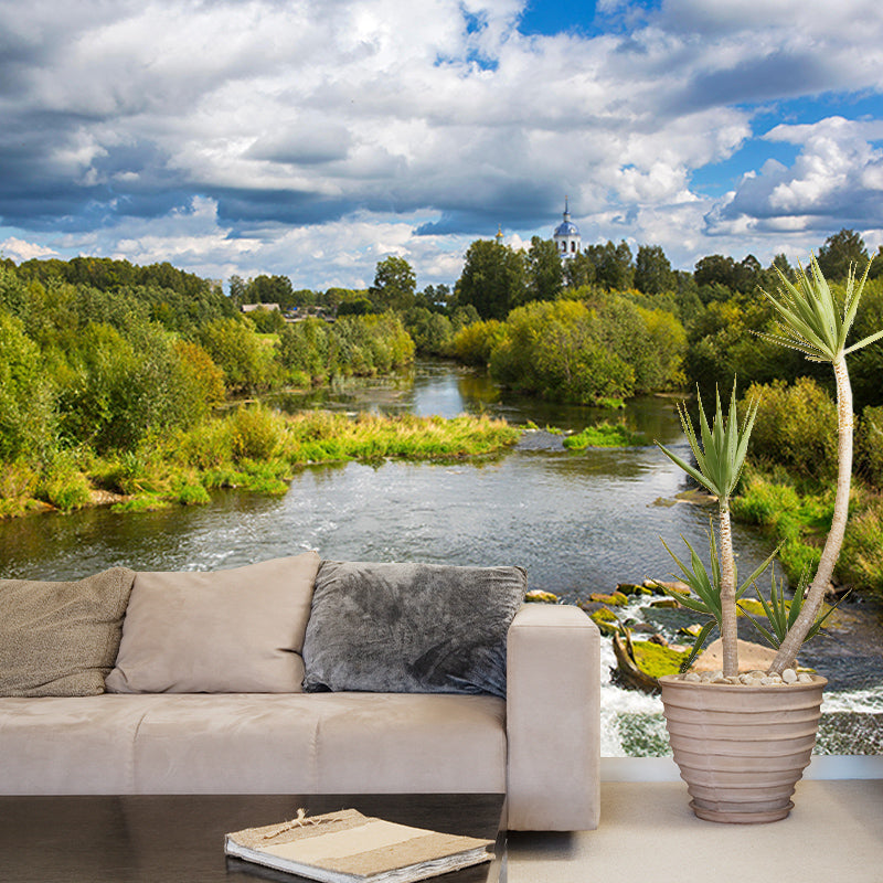 Dining Room Wall Mural Modern Forest Decorative Eco-friendly Wall Covering