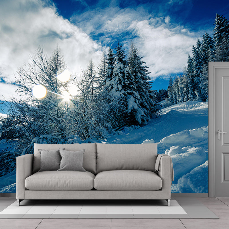 Living Room Wall Mural Modern Forest Decorative Eco-friendly Wall Covering