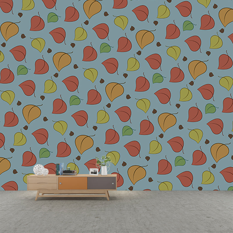 Illustration Wall Mural Tropical Plants Decorative Eco-friendly Wall Art