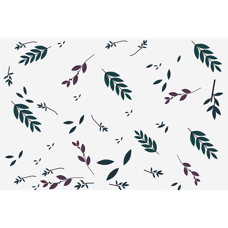 Illustration Wall Mural Tropical Plants Decorative Eco-friendly Wall Art