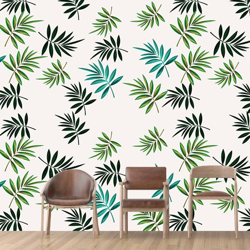 Bedroom Wall Mural Tropical plants Decorative Eco-friendly Wall Covering