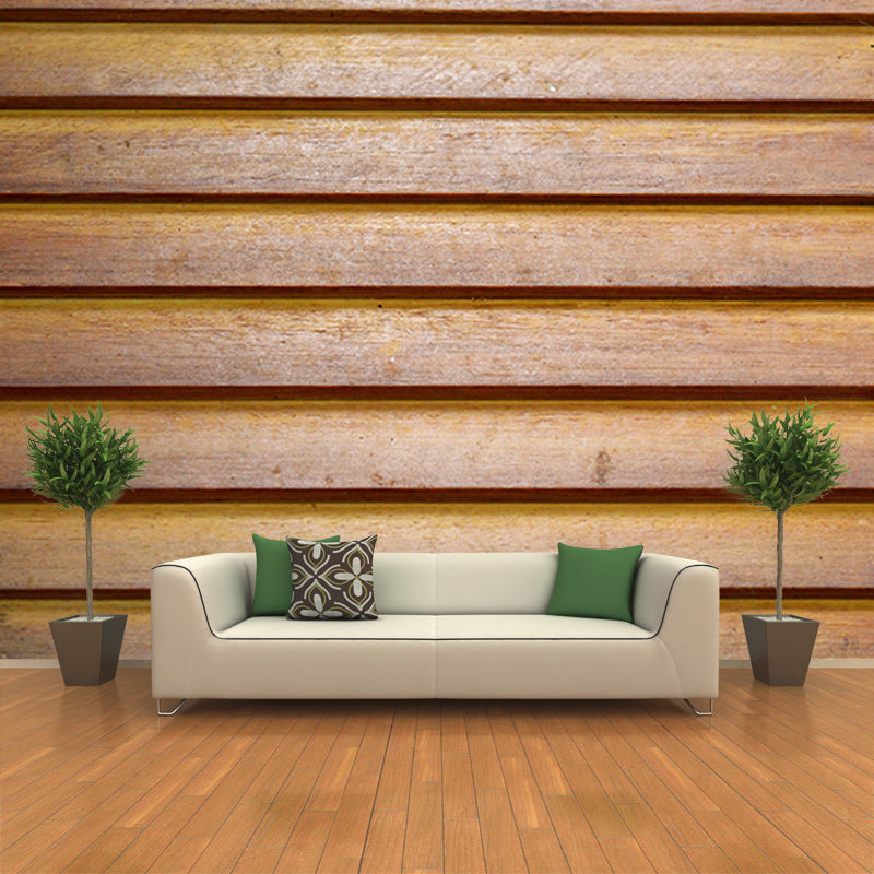 Kitchen Mural Industrial Wood Texture Decorative Eco-friendly Wall Covering