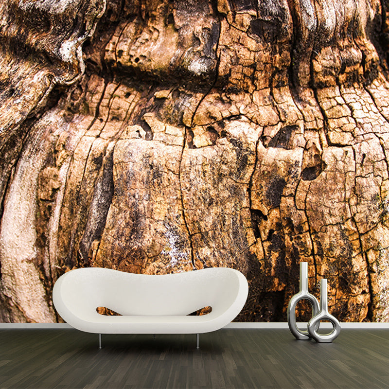 Industrial Customized Wall Mural Wood Texture Decorative Eco-friendly Wall Art