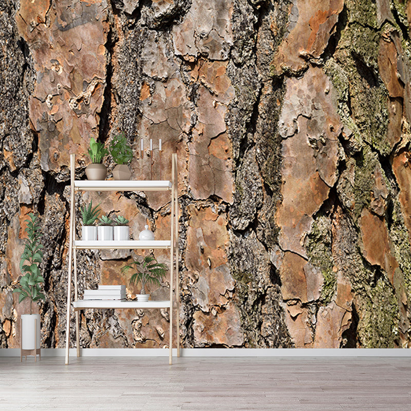 Light Color Wood Texture Mural Industrial Decorative Eco-friendly Wall Art