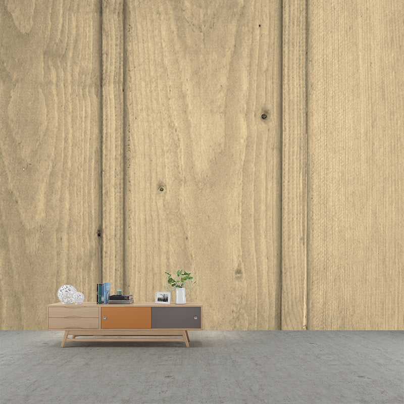 Light Color Wood Texture Mural Industrial Decorative Eco-friendly Wall Art