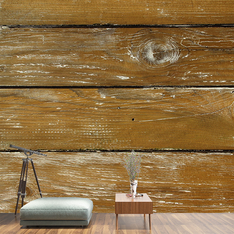 Bedroom Wall Mural Industrial Wood Texture Decorative Eco-friendly Wall Covering