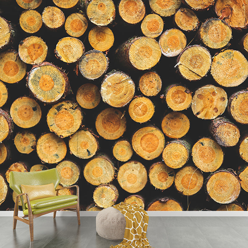 Bedroom Wall Mural Industrial Wood Texture Decorative Eco-friendly Wall Covering