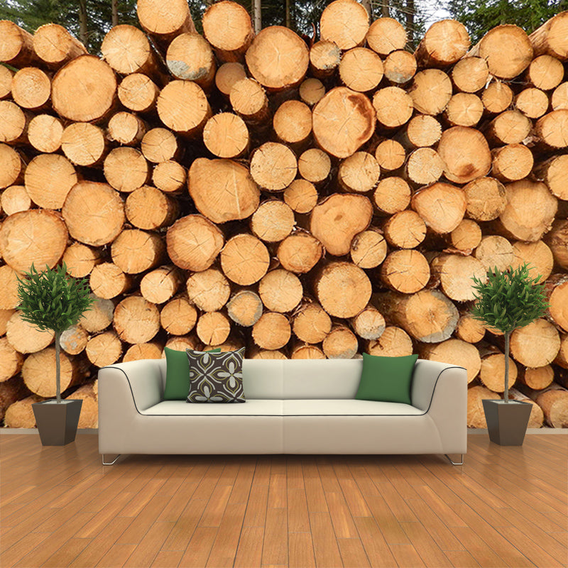 Industrial Wood Texture Wall Mural Decorative Eco-friendly Wall Art