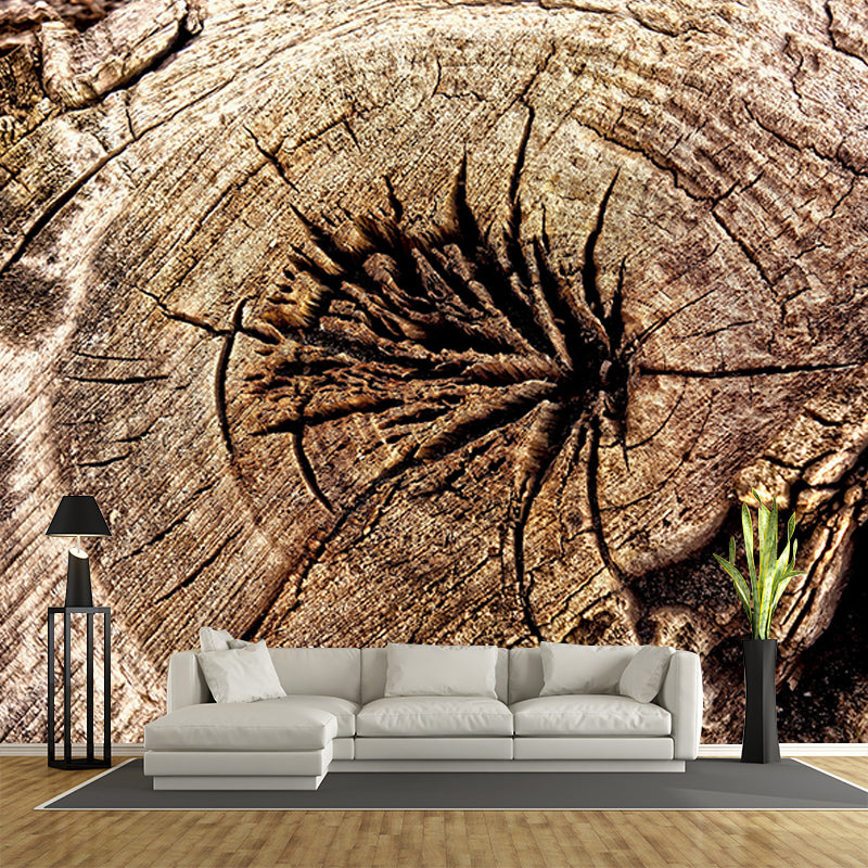 Room Wall Mural Industrial Wood Texture Decorative Eco-friendly Wall Covering