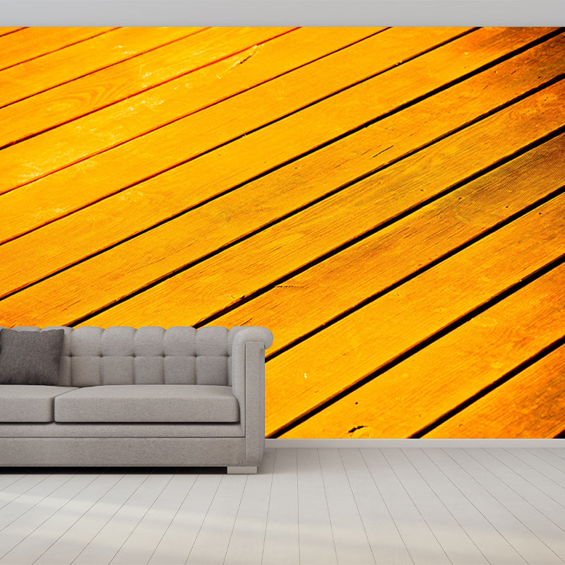 Living Room Wall Mural Industrial Wood Texture Decorative Eco-friendly Wall Covering