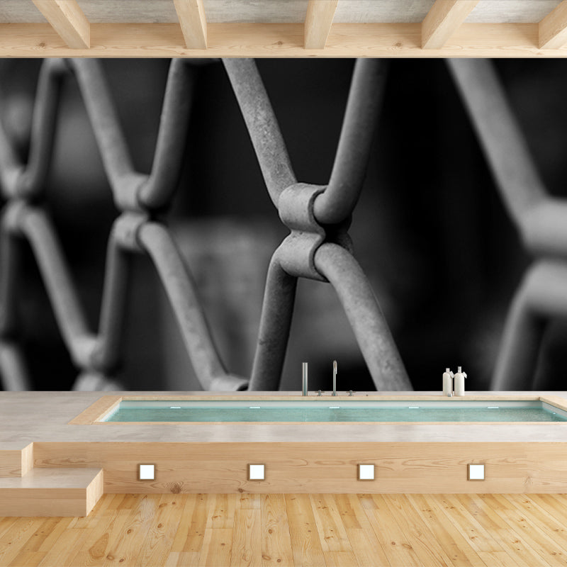 Industrial Metal Mural Decorative Eco-friendly Repair Shop Wall Covering