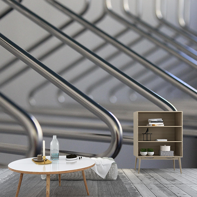 Repair Shop Wall Mural Industrial Metal Decorative Eco-friendly Wall Covering