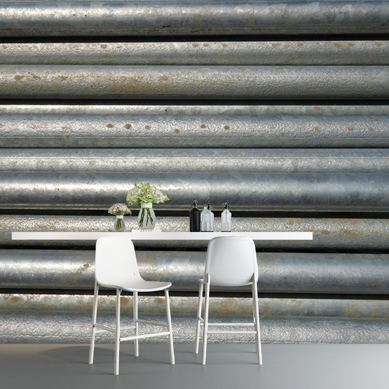 Eco-friendly Wall Mural Wallpaper Industrial Metal Decorative Wall Art