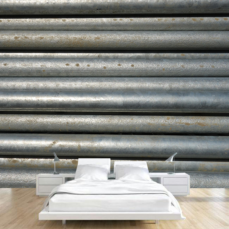 Photo inspiration: Industrial Apartment Eco Friendly Wall Art Reference: Eco Friendly Wall Mural Wallpaper Industrial Metal Decorative Wall Art