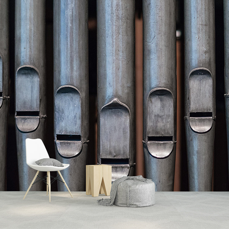 Garage Industrial Style Wall Mural Metal Decorative Eco-friendly Wall Art