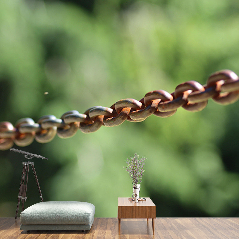 Garage Wall Mural Industrial Metal Decorative Eco-friendly Wall Covering