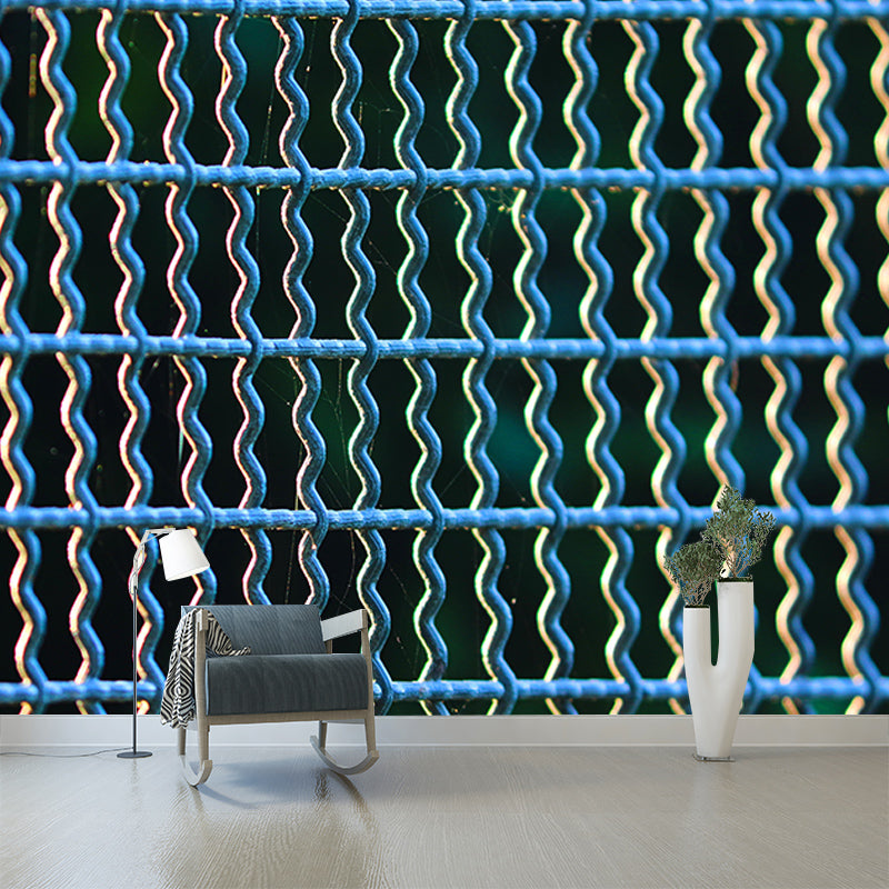 Garage Wall Mural Industrial Metal Decorative Eco-friendly Wall Covering