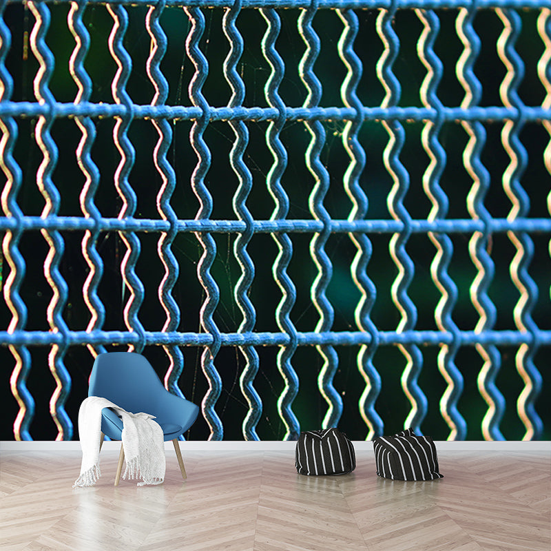 Garage Wall Mural Industrial Metal Decorative Eco-friendly Wall Covering