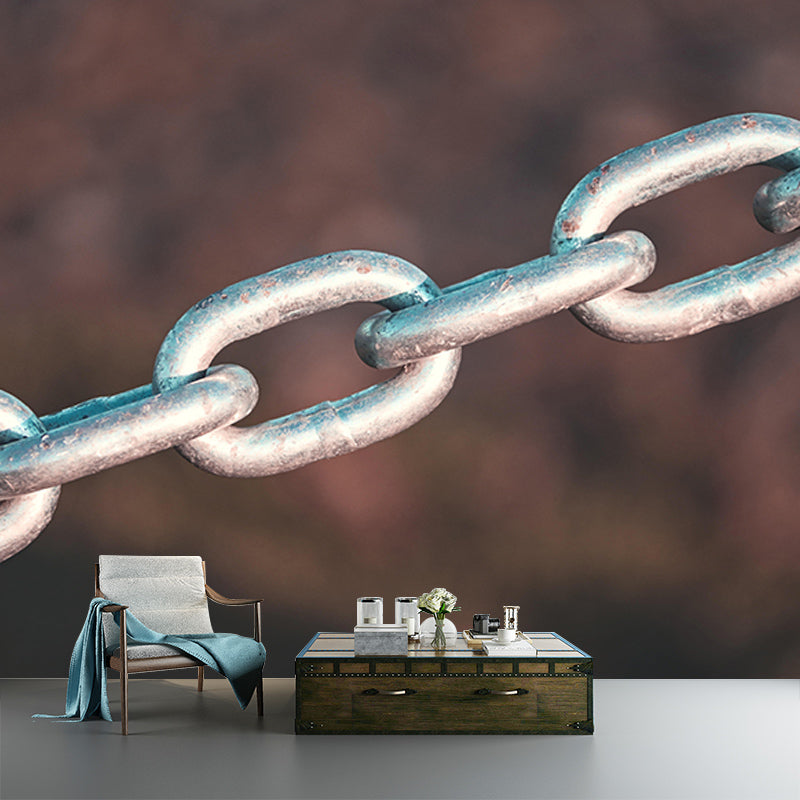 Garage Wall Mural Industrial Metal Decorative Eco-friendly Wall Covering