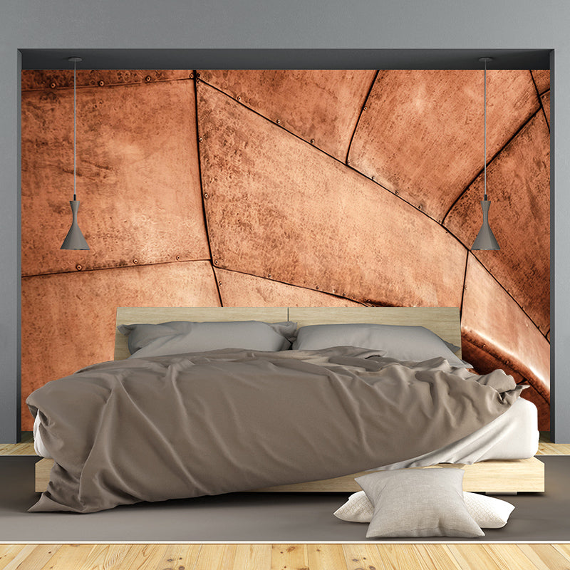 Living Room Wall Mural Industrial Metal Decorative Eco-friendly Wall Covering