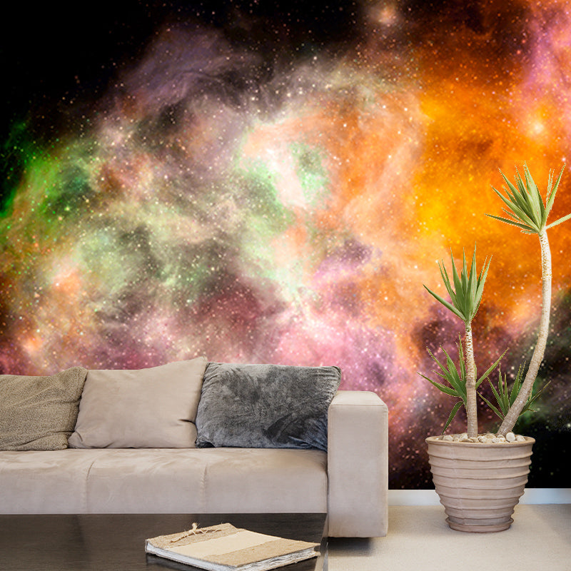 Bedroom Wall Mural Wallpaper Novelty Universe Mildew Resistant Wall Decor