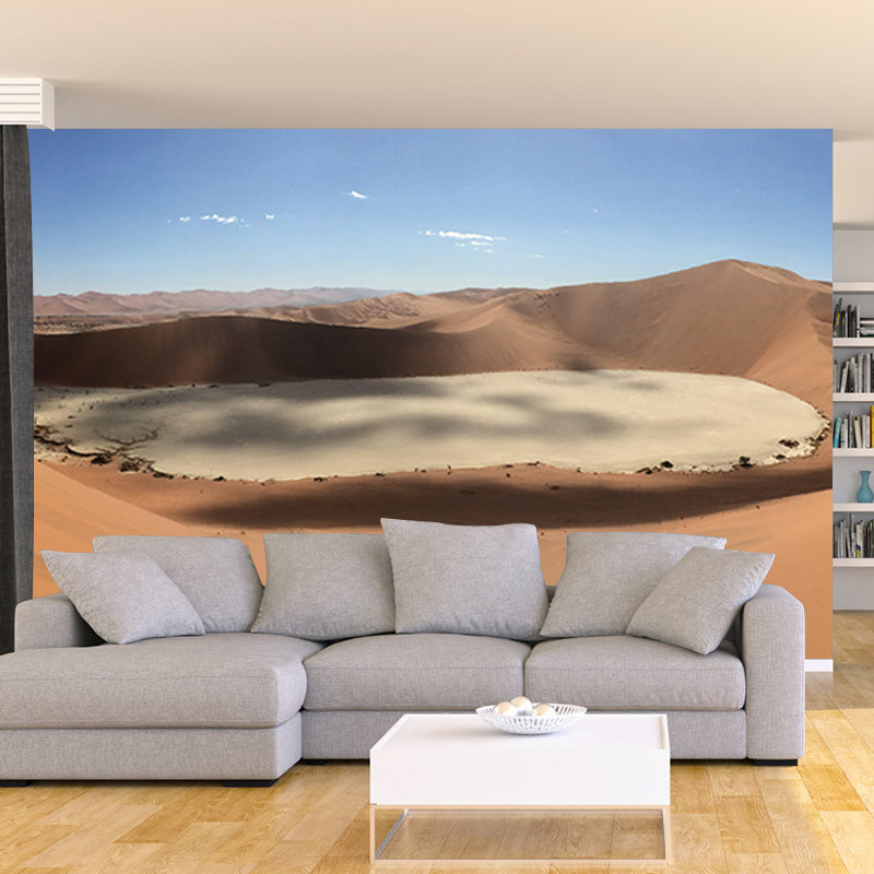 Bathroom Wallpaper Mural Modern Desert Mildew Resistant Wall Decor